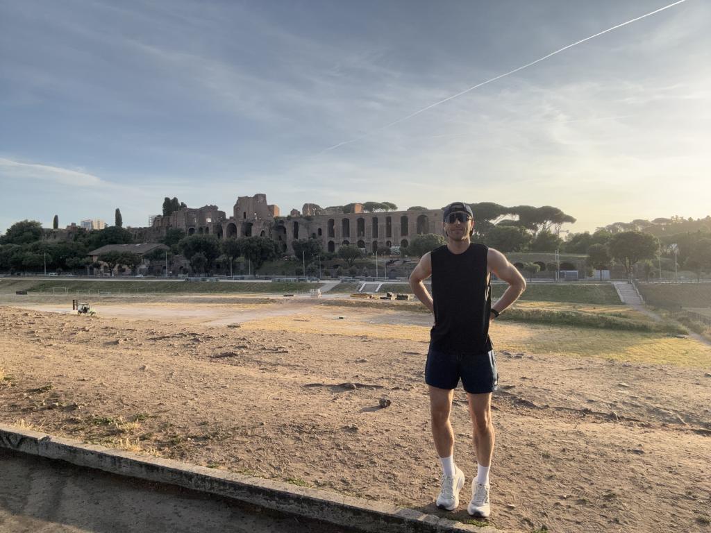 Out on a training run